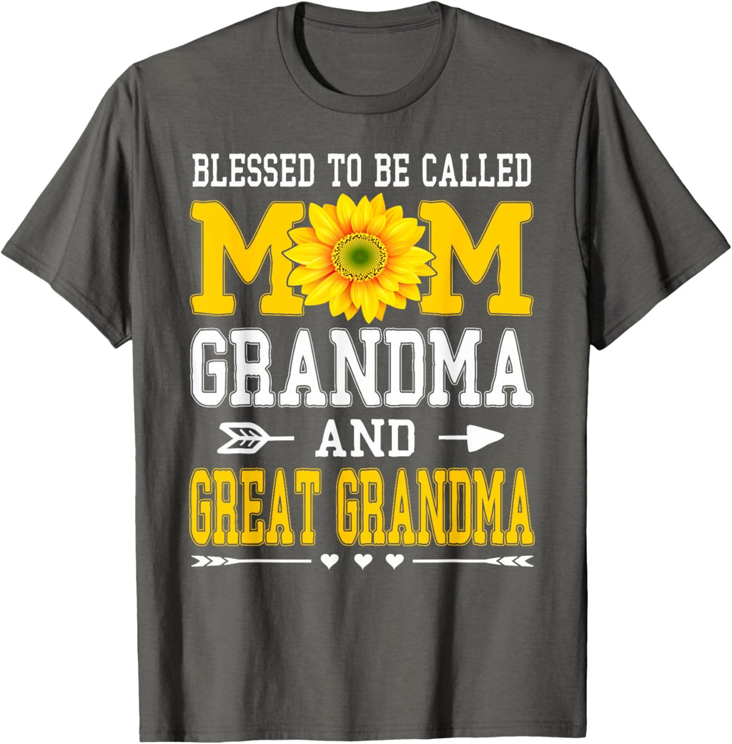 Blessed To Be Called Mom Grandma Great Grandma Mother's Day Mother Shirt