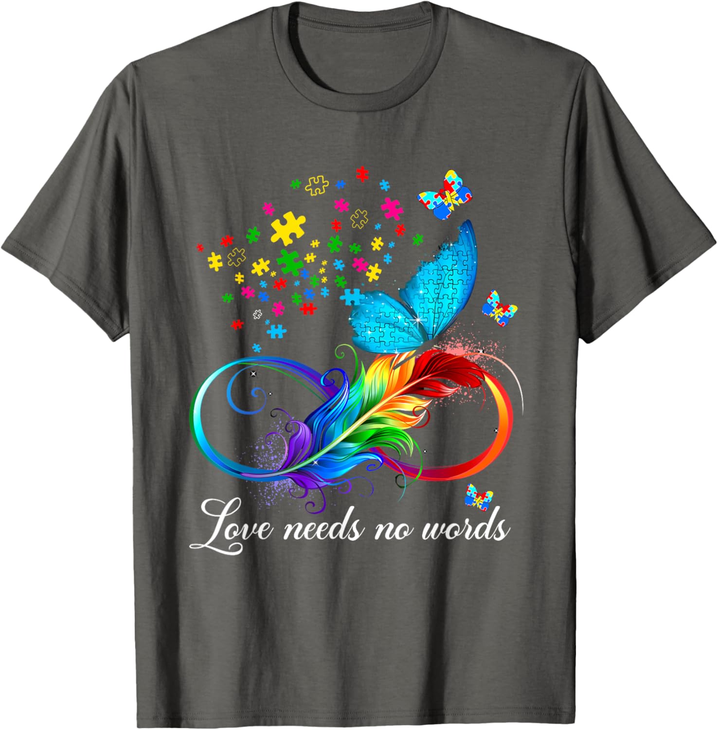 Love Needs No Words Autism Kids Mom Support Autism Awareness
