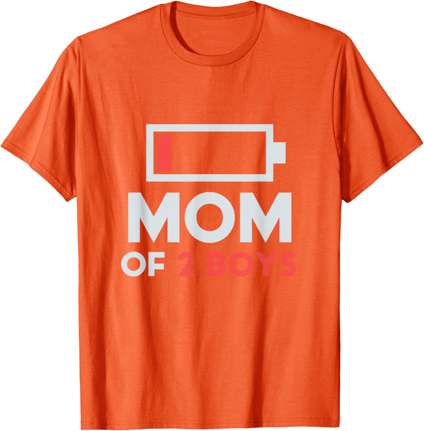 Mom of 2 Boys Gift from Son Mothers Day Birthday Women Mother Shirt