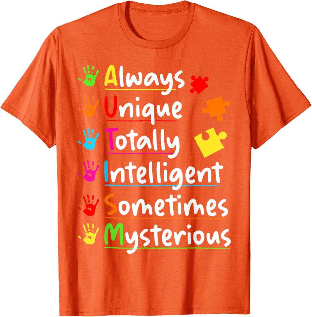 Always Unique Autism Awareness Totally Intelligent Kids