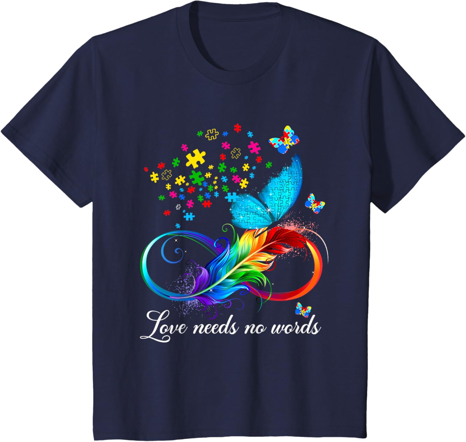 Love Needs No Words Autism Kids Mom Support Autism Awareness