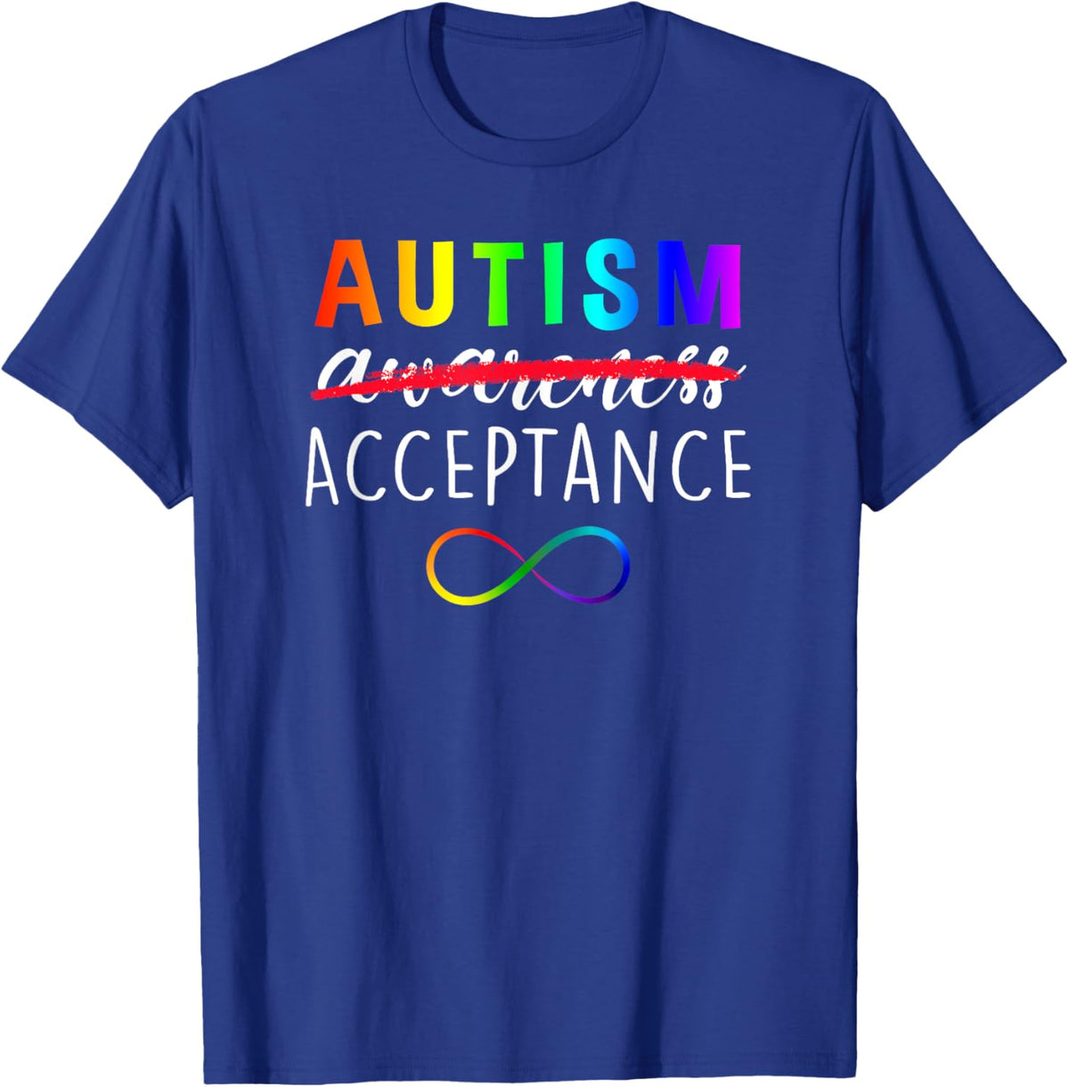 Autism - Red Instead - Acceptance Not Awareness