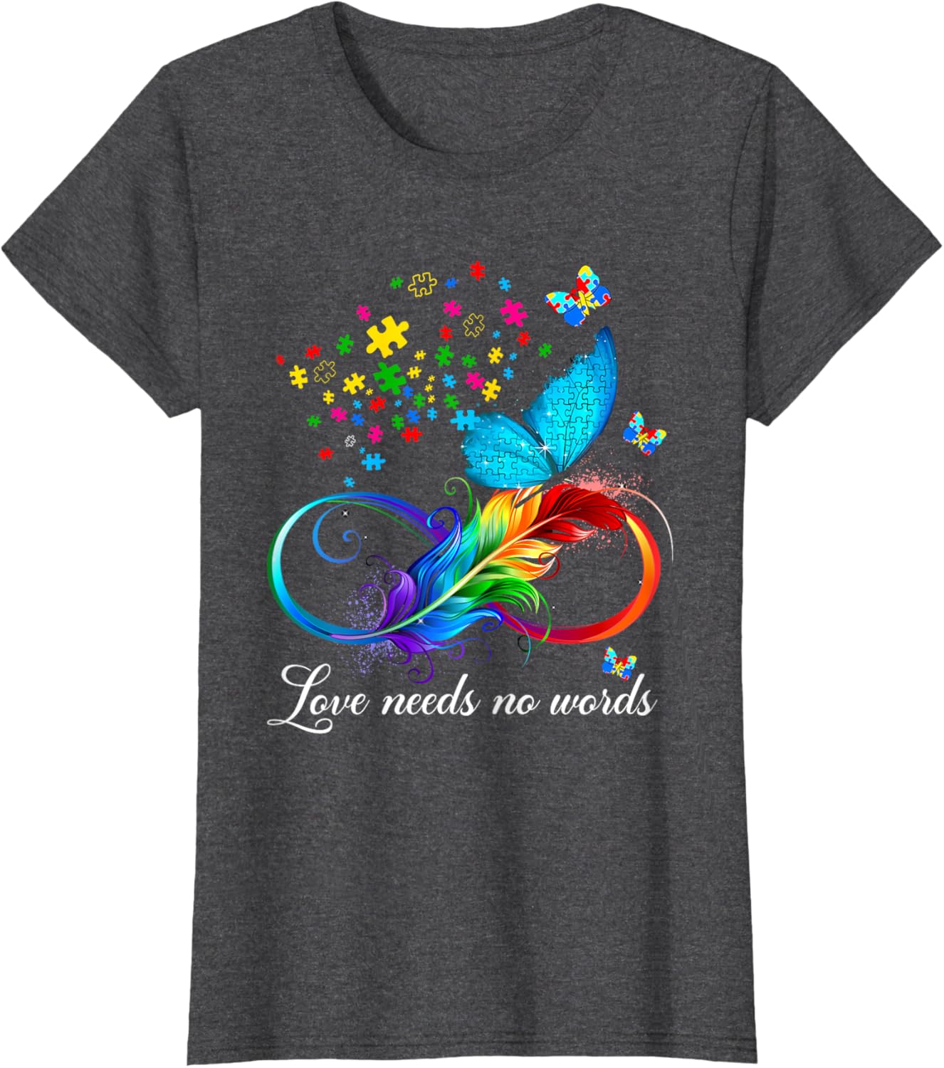 Love Needs No Words Autism Kids Mom Support Autism Awareness