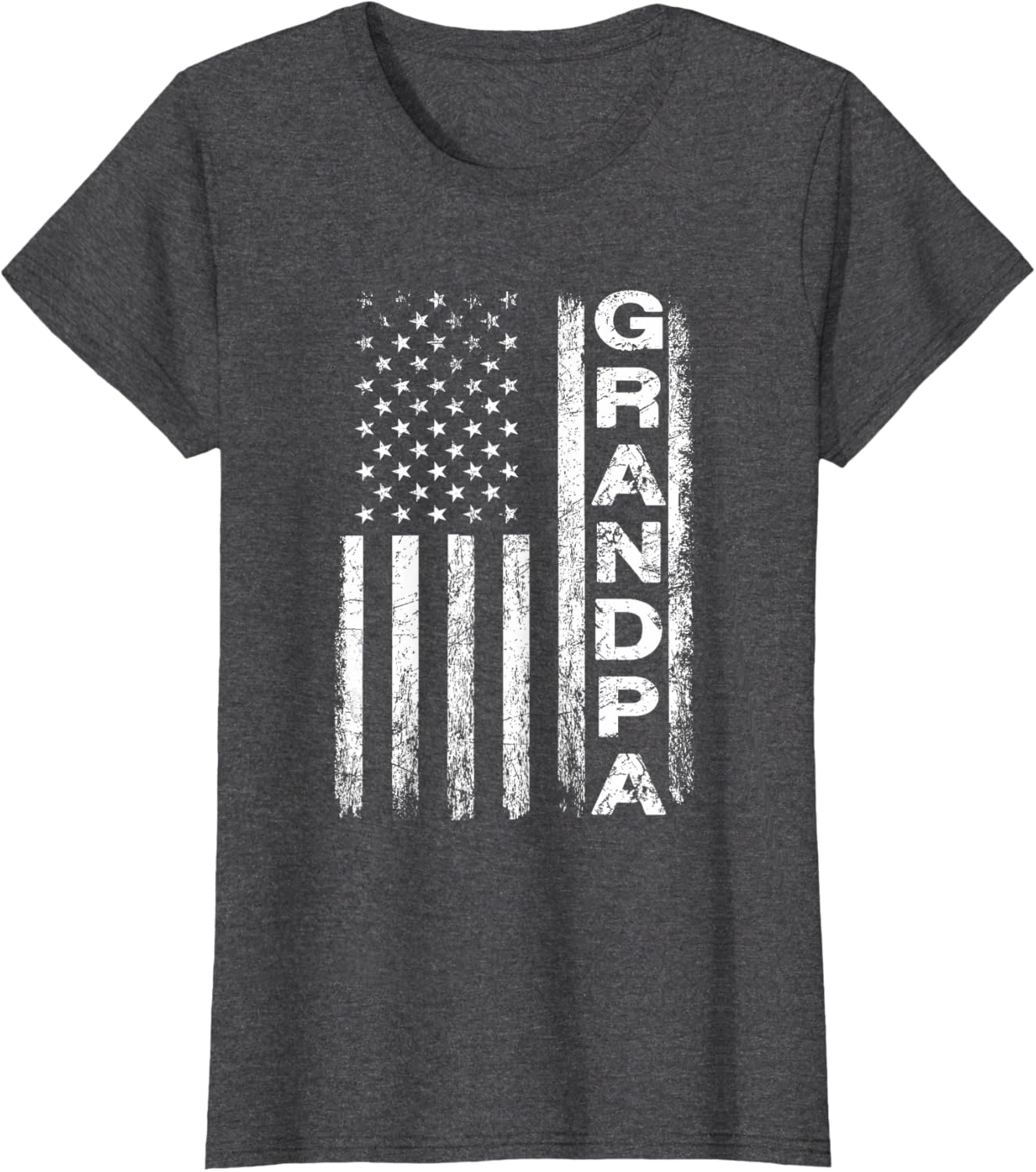 Grandpa Vintage American Flag Father's Day 4th of July Papa