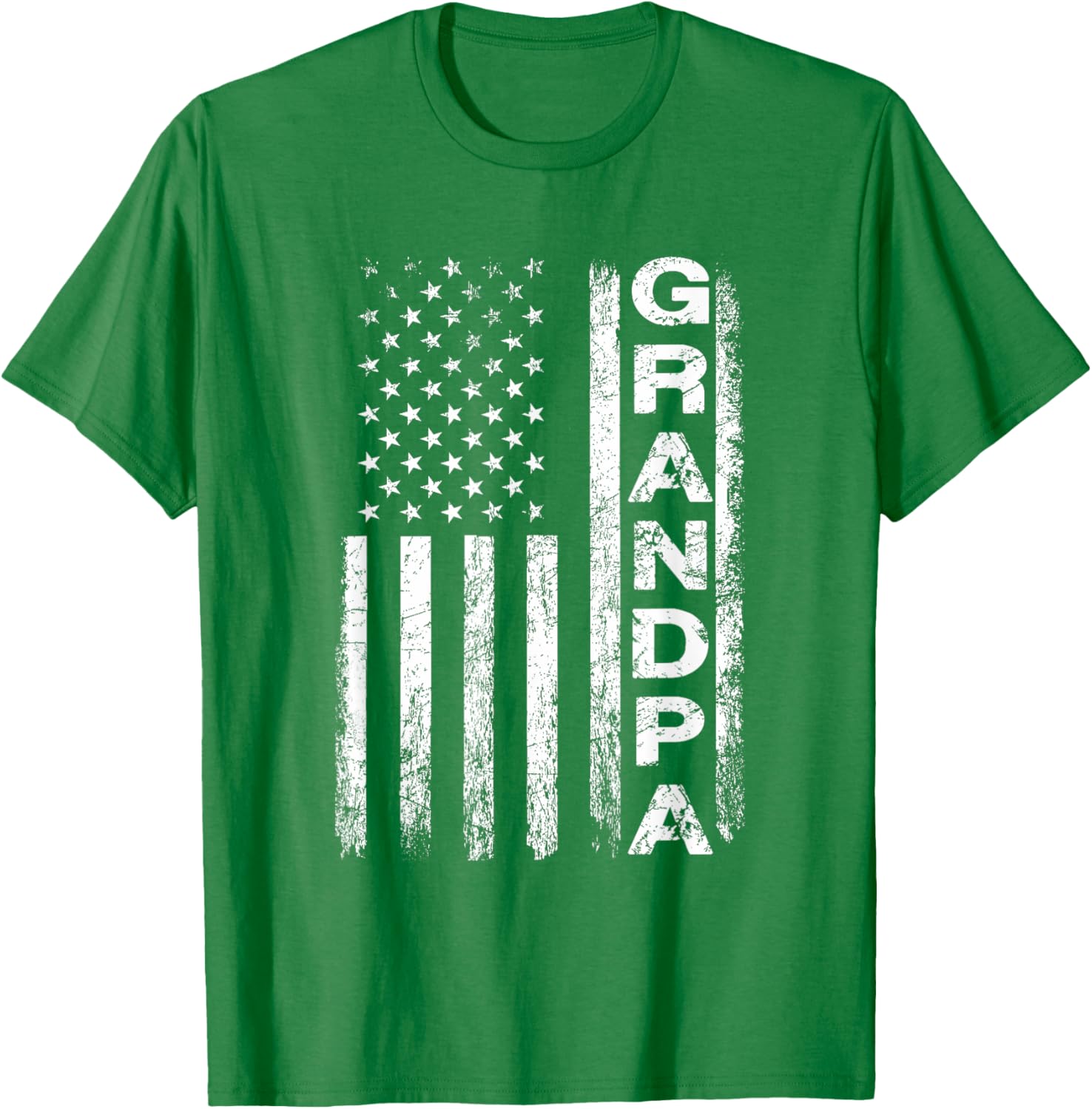 Grandpa Vintage American Flag Father's Day 4th of July Papa