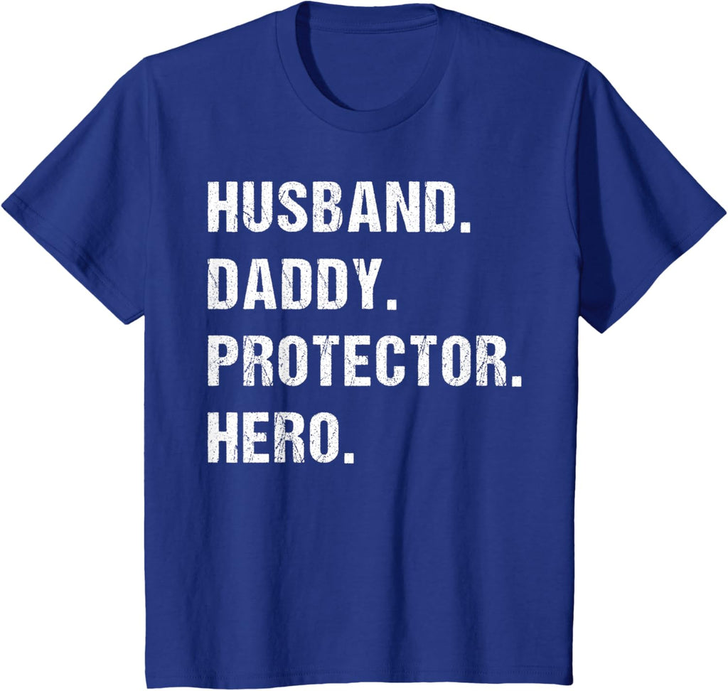 Husband Daddy Protector Hero Fathers Day Gift For Dad Wife
