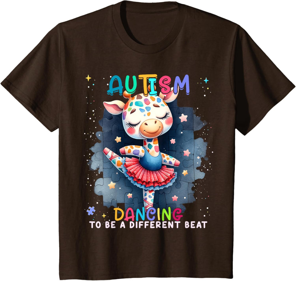 Autism Awareness Cute Unicorn Dancing To A Different Beat