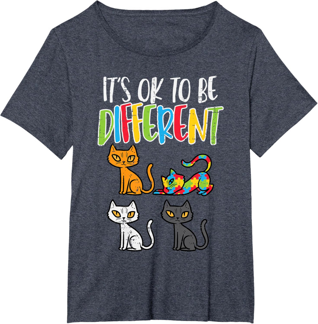 Its Ok To Be Different Cat Puzzle Cute Autism Awareness Kids