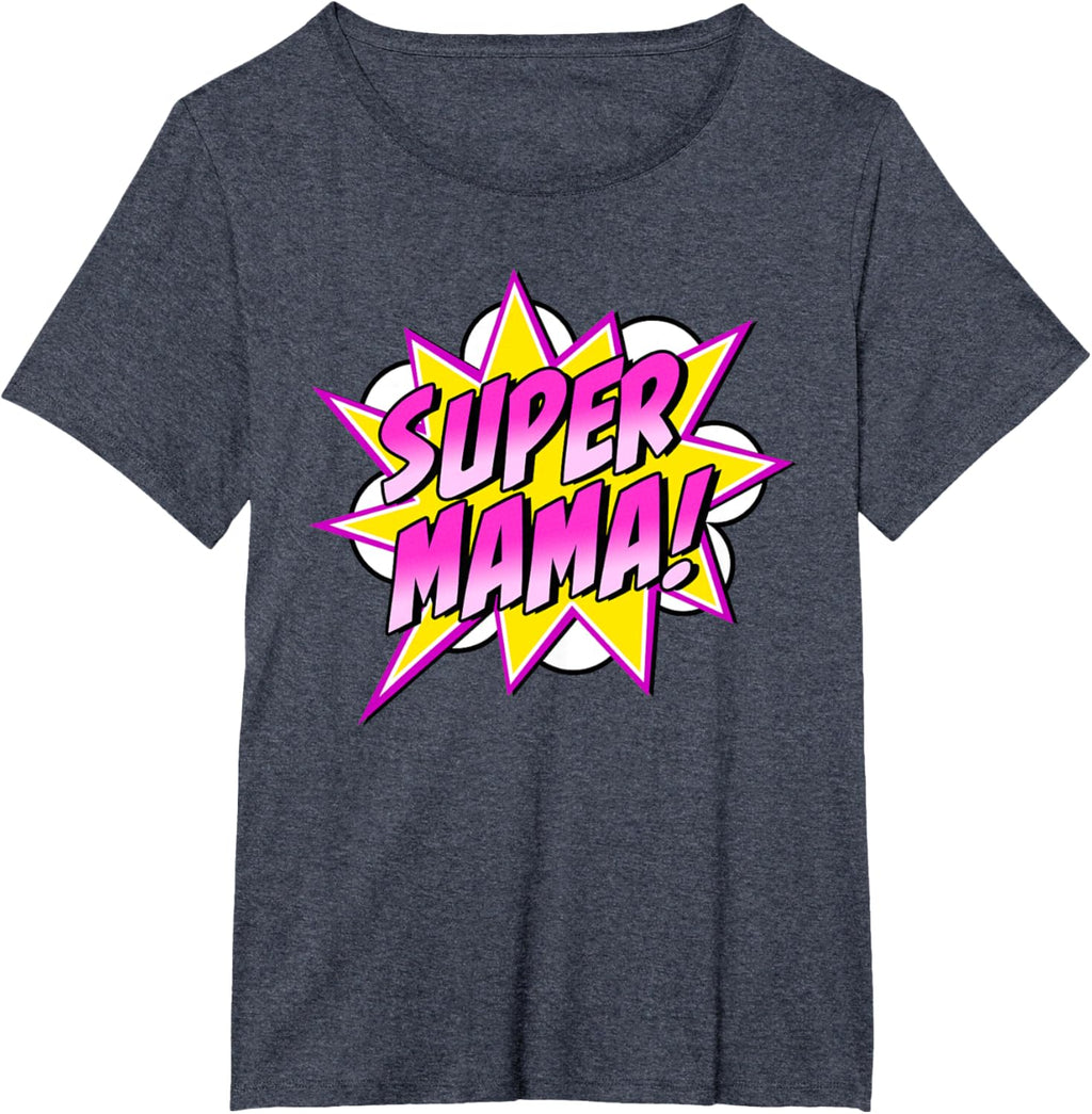 Super Mama Comic Book Superhero Mother's Day