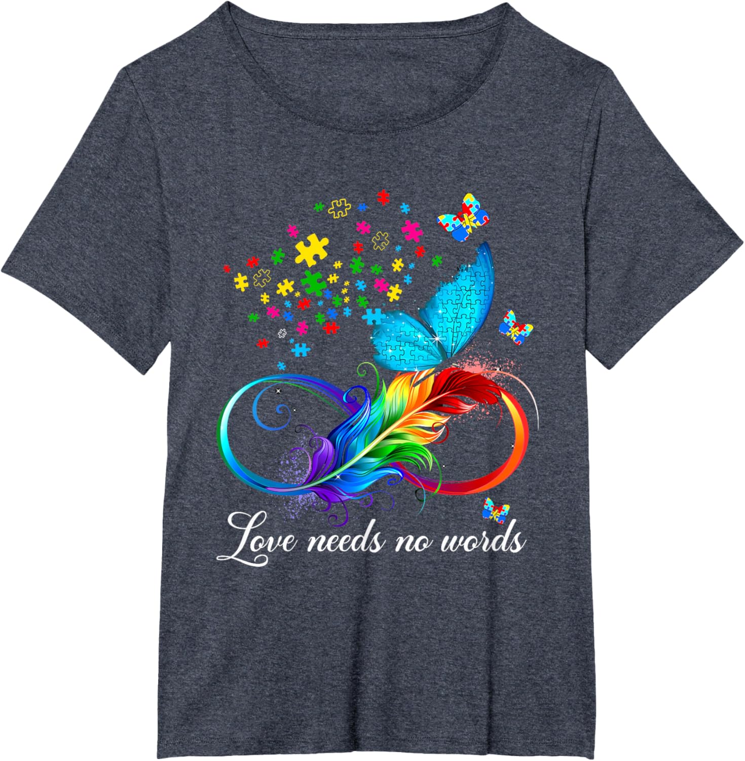Love Needs No Words Autism Kids Mom Support Autism Awareness
