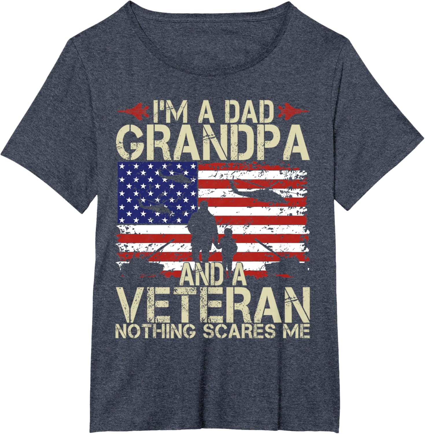 I'm A Dad Grandpa And Veteran Fathers Day Papa Grandpa Gifts