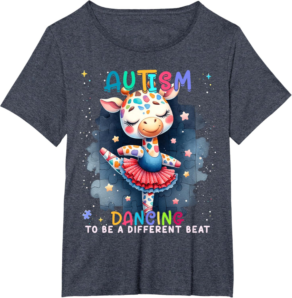 Autism Awareness Cute Unicorn Dancing To A Different Beat