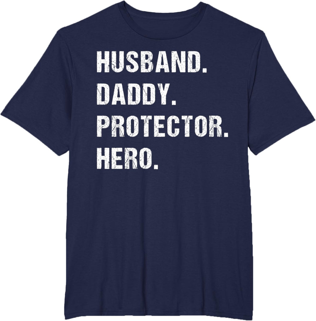 Husband Daddy Protector Hero Fathers Day Gift For Dad Wife
