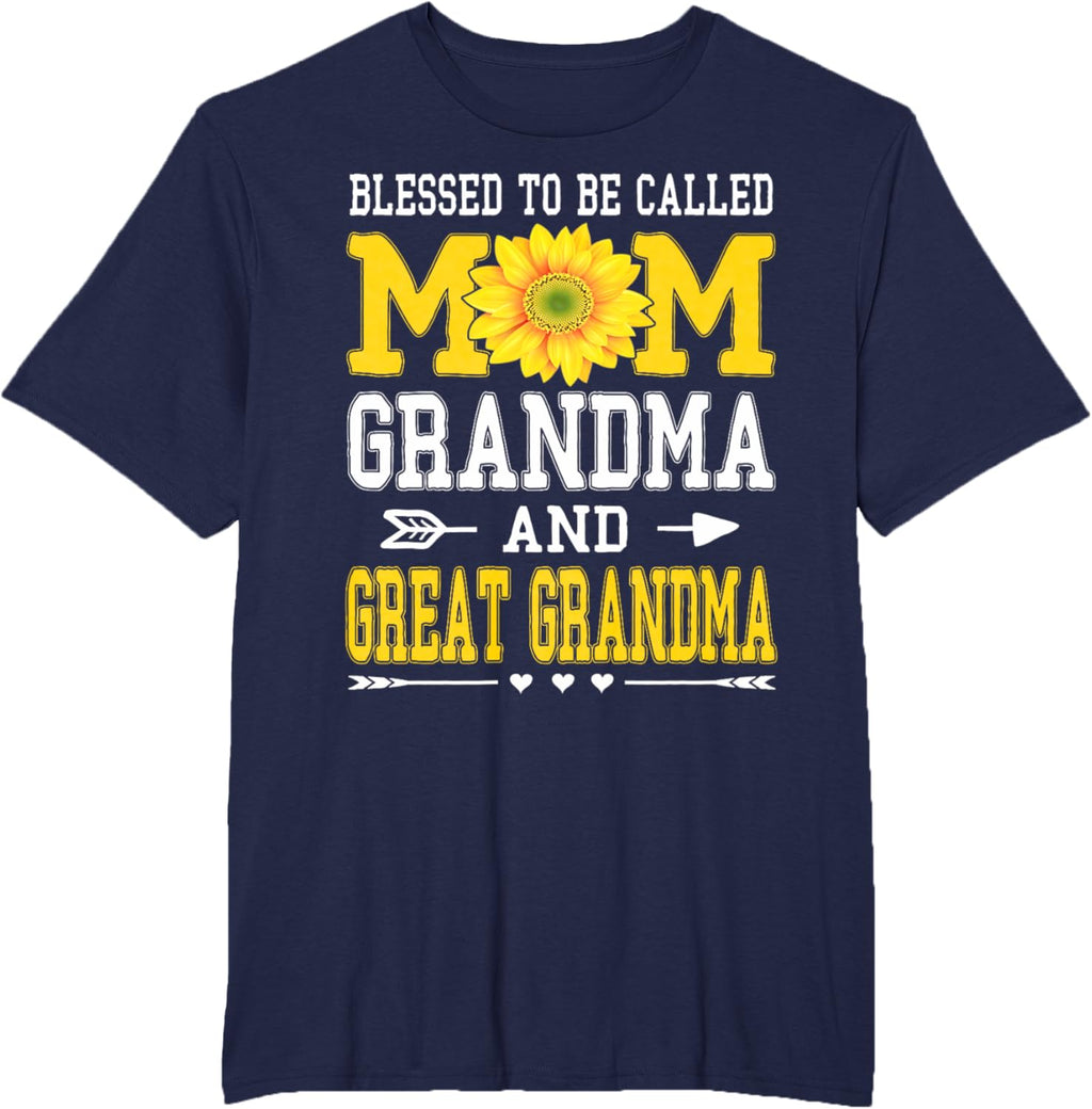 Blessed To Be Called Mom Grandma Great Grandma Mother's Day Mother Shirt