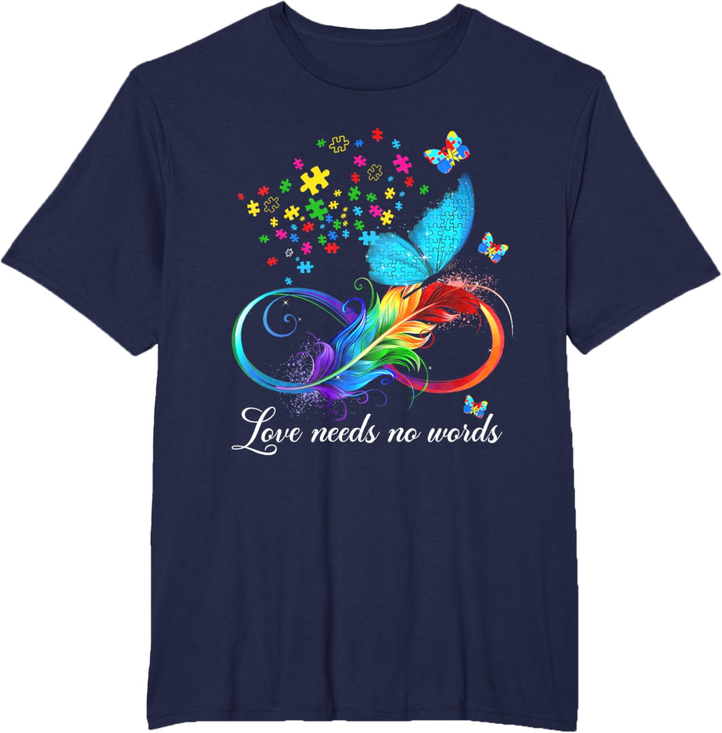 Love Needs No Words Autism Kids Mom Support Autism Awareness