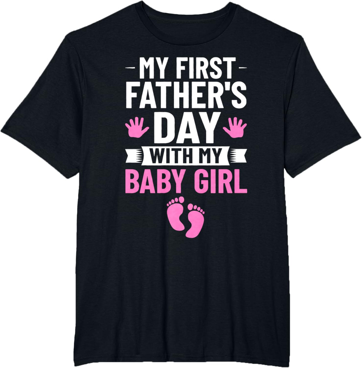 My First Fathers Day Baby Girl Outfit First Time Dad