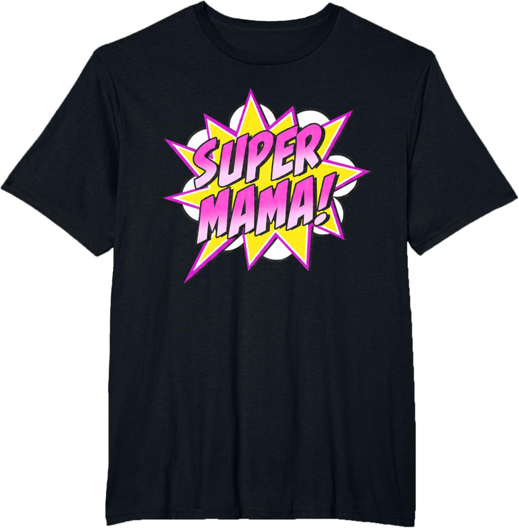 Super Mama Comic Book Superhero Mother's Day