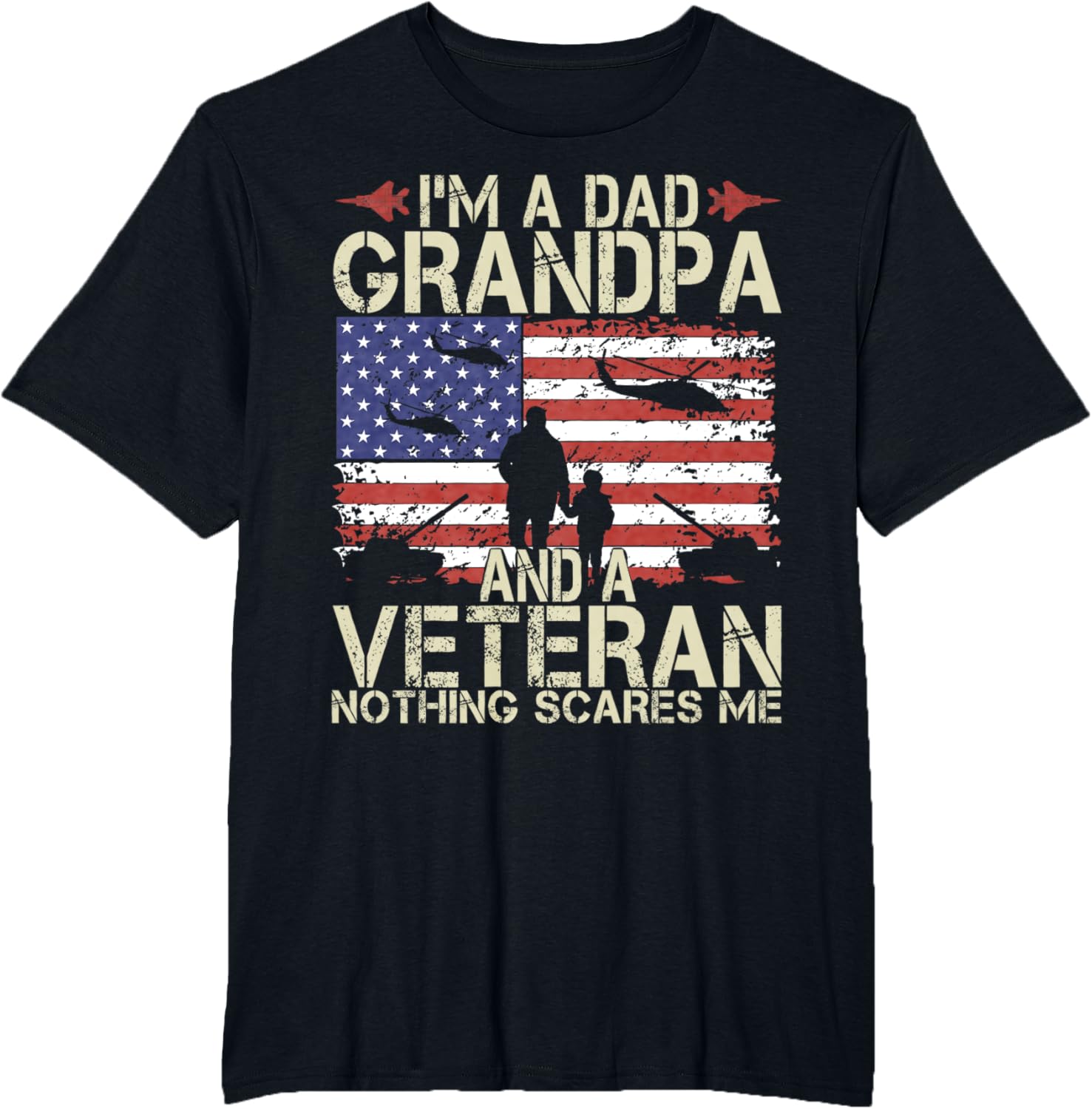 I'm A Dad Grandpa And Veteran Fathers Day Papa Grandpa Gifts