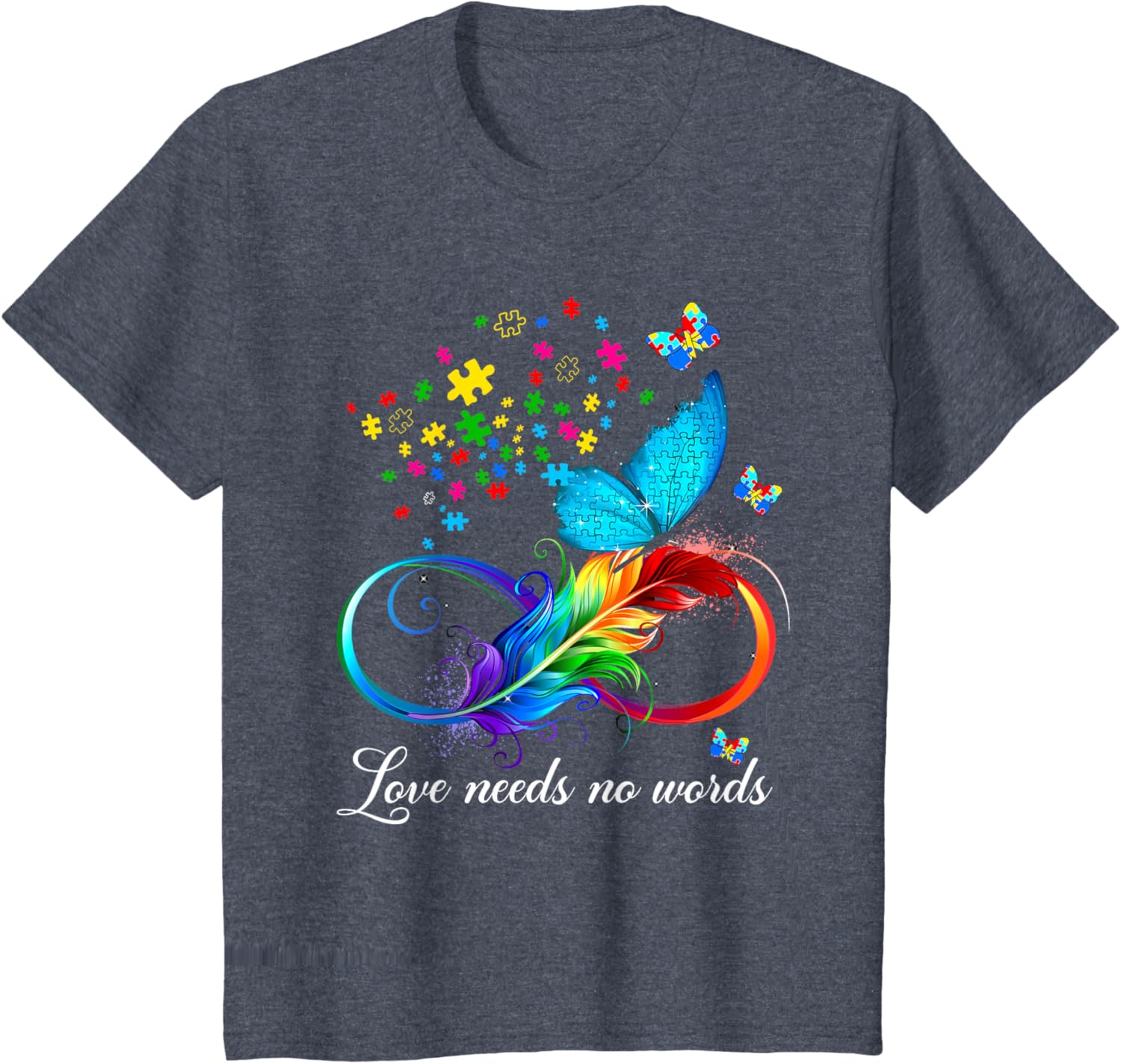 Love Needs No Words Autism Kids Mom Support Autism Awareness
