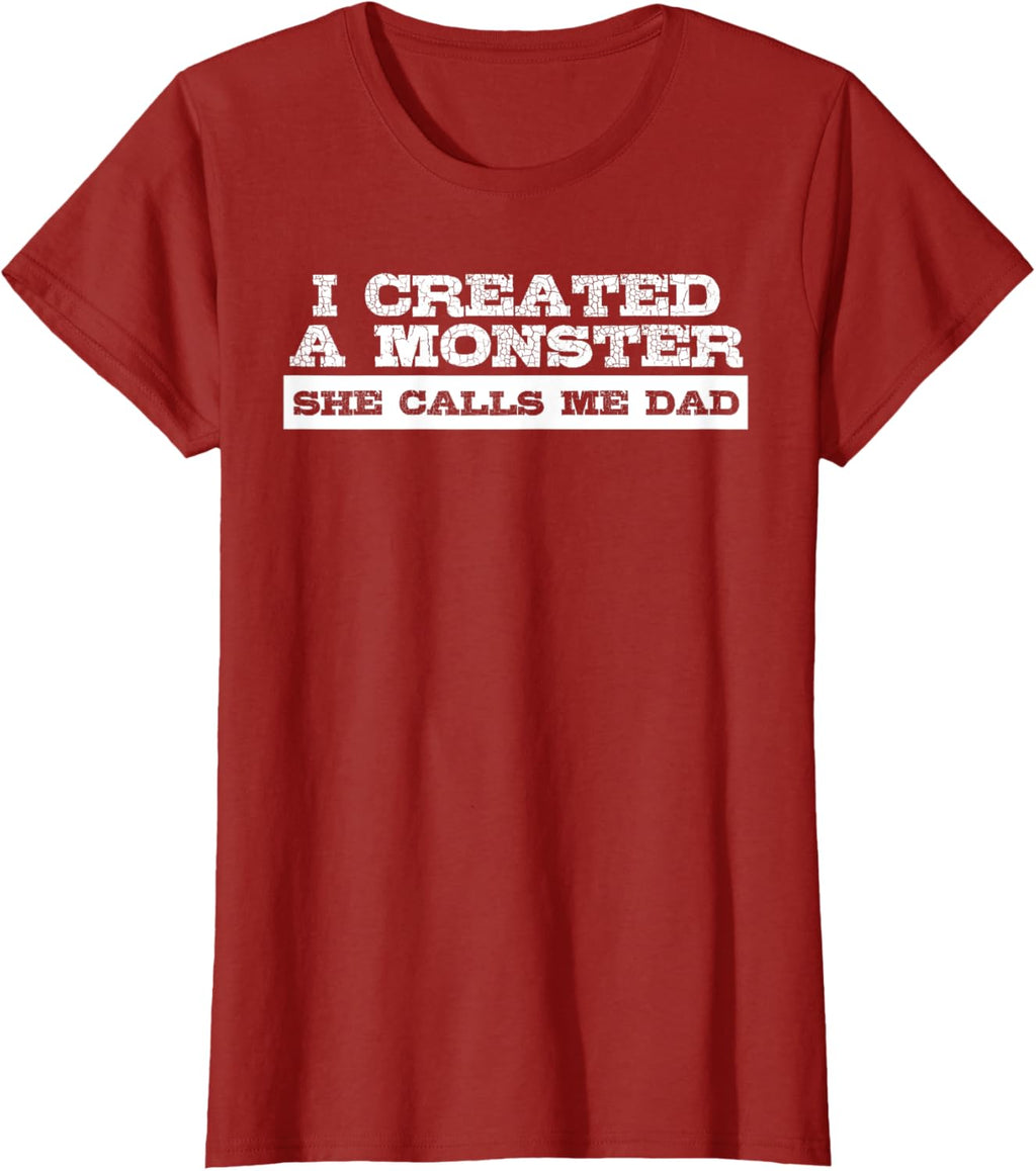 Funny Tshirt Gift for Dad from Daughter First Father's Day