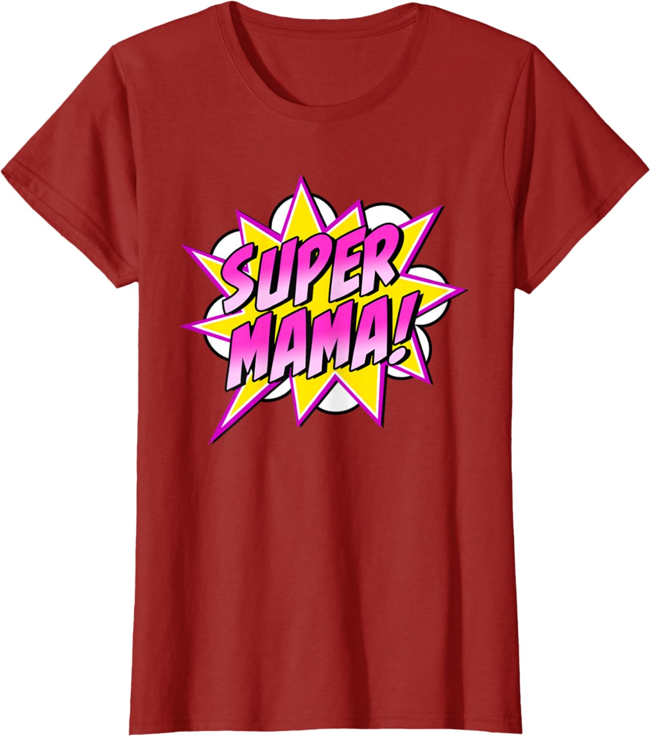 Super Mama Comic Book Superhero Mother's Day