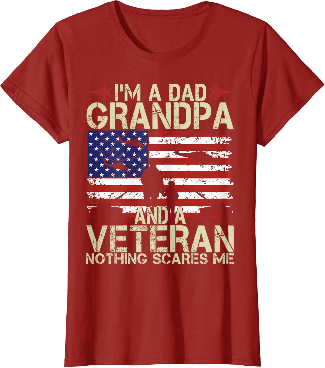 I'm A Dad Grandpa And Veteran Fathers Day Papa Grandpa Gifts