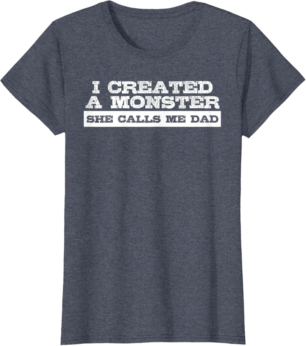 Funny Tshirt Gift for Dad from Daughter First Father's Day