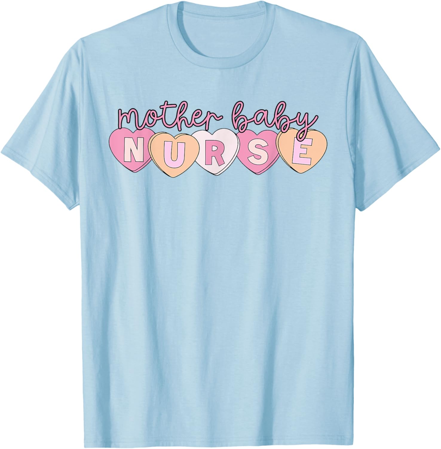 Mother Baby Nurse Hearts Valentine OBGYN Postpartum Nursing