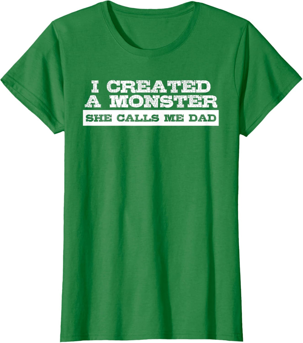 Funny Tshirt Gift for Dad from Daughter First Father's Day
