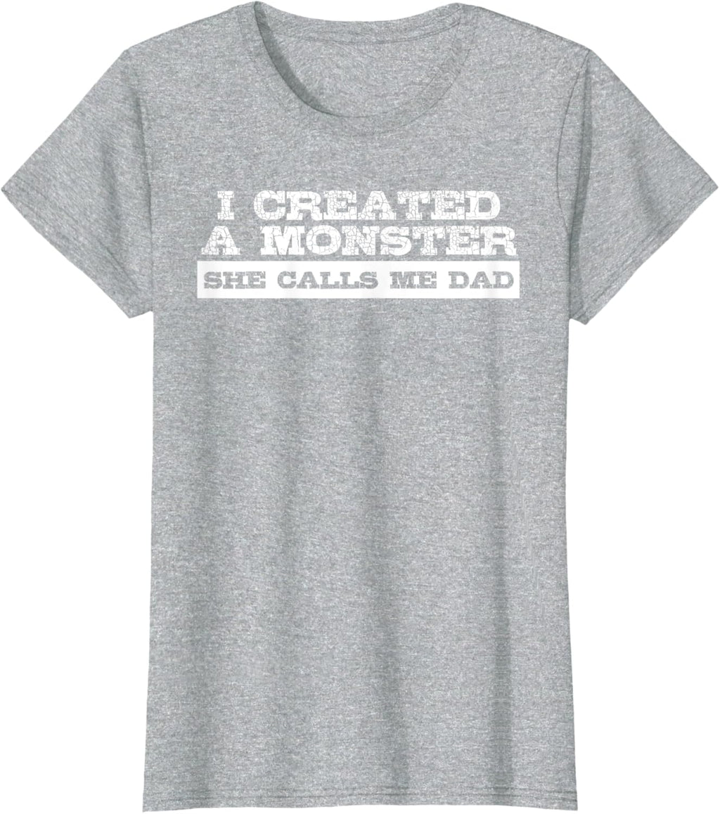 Funny Tshirt Gift for Dad from Daughter First Father's Day