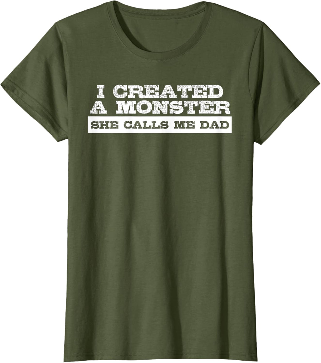 Funny Tshirt Gift for Dad from Daughter First Father's Day