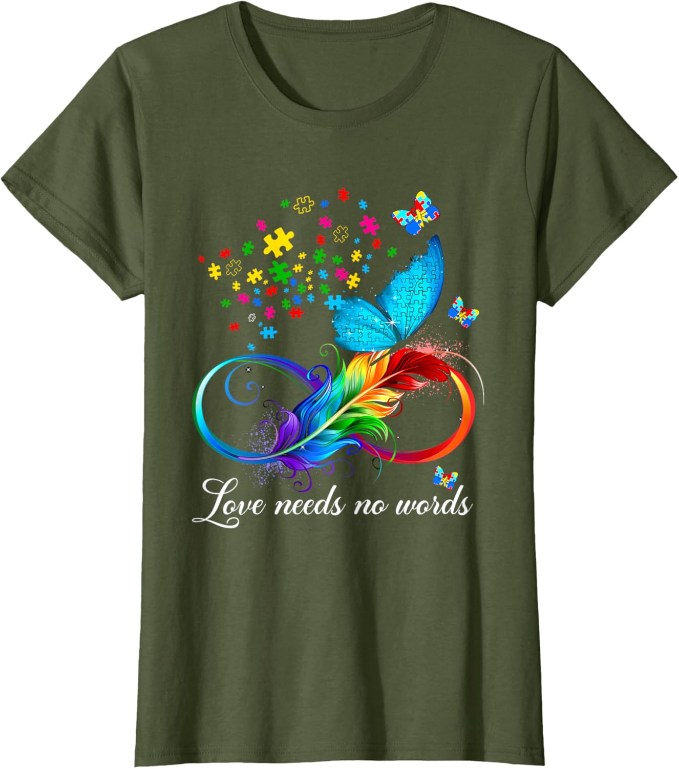 Love Needs No Words Autism Kids Mom Support Autism Awareness