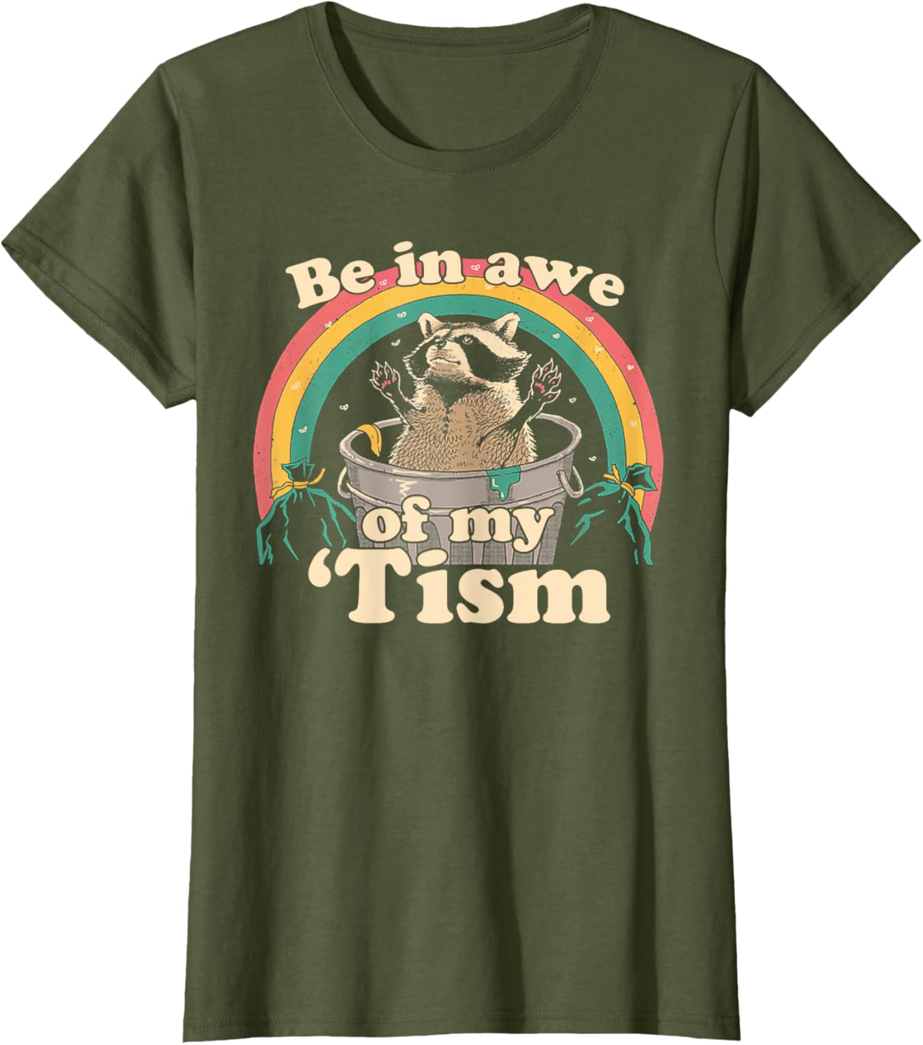 Autism Funny Be In Awe Of My 'Tism Meme Autistic Raccoon