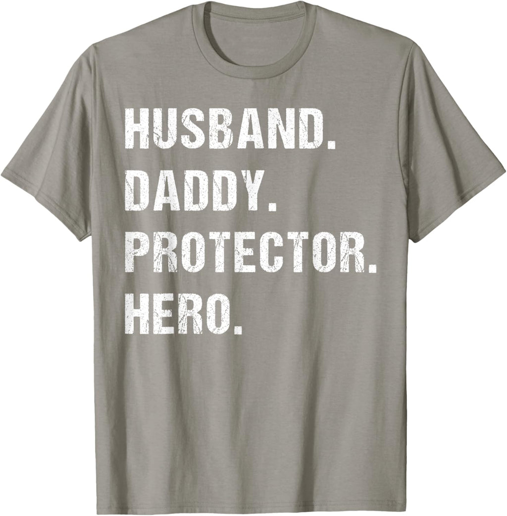 Husband Daddy Protector Hero Fathers Day Gift For Dad Wife
