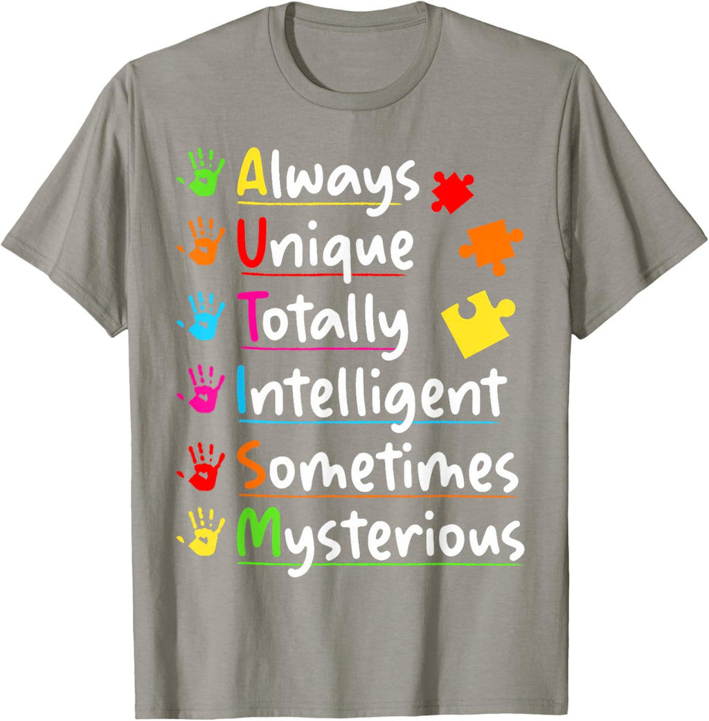 Always Unique Autism Awareness Totally Intelligent Kids