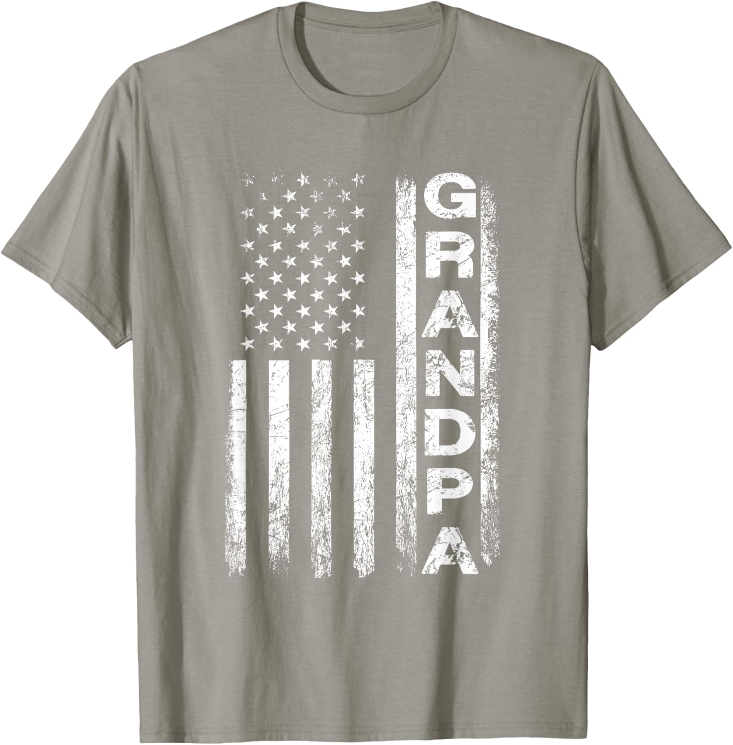 Grandpa Vintage American Flag Father's Day 4th of July Papa