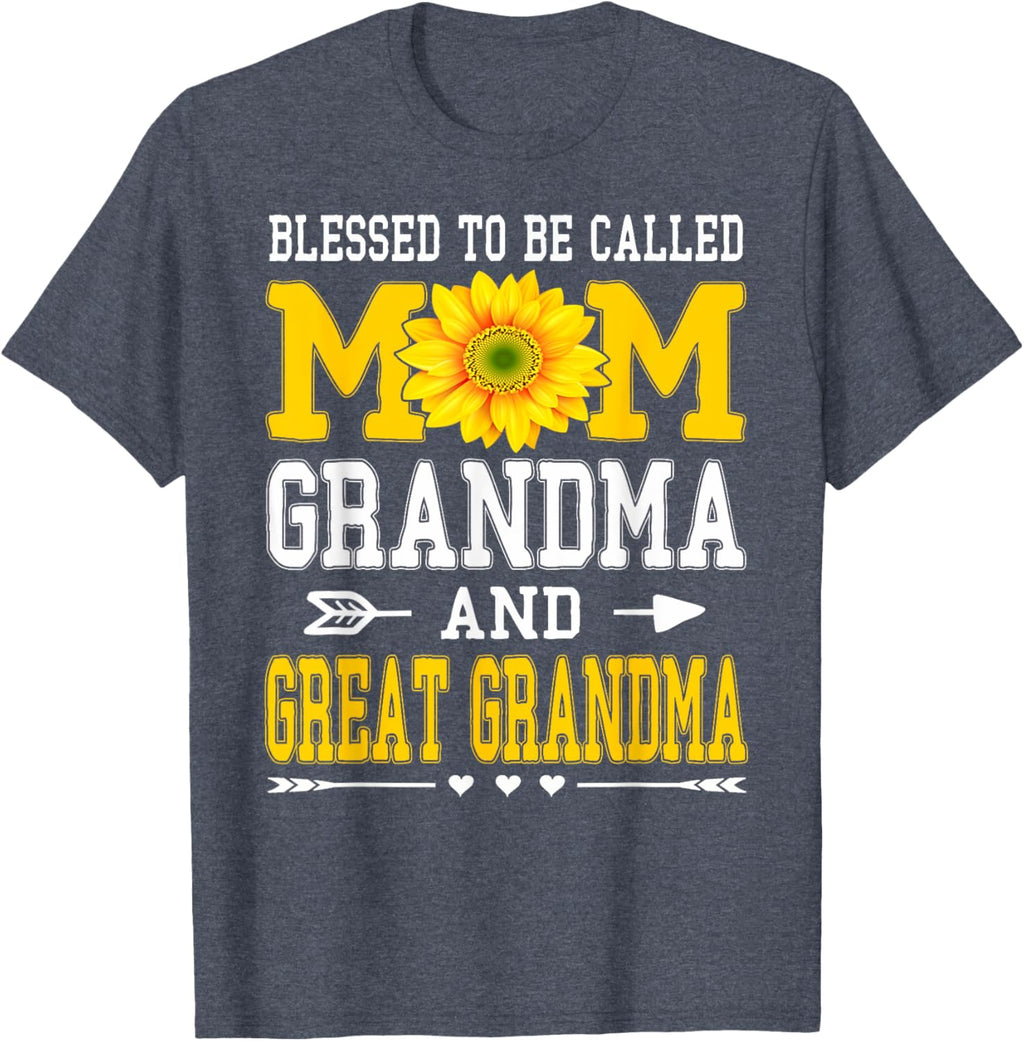 Blessed To Be Called Mom Grandma Great Grandma Mother's Day Mother Shirt