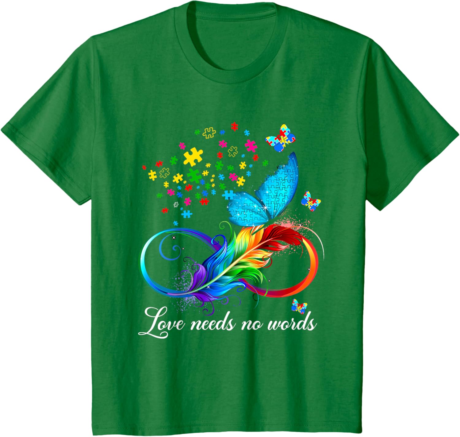 Love Needs No Words Autism Kids Mom Support Autism Awareness