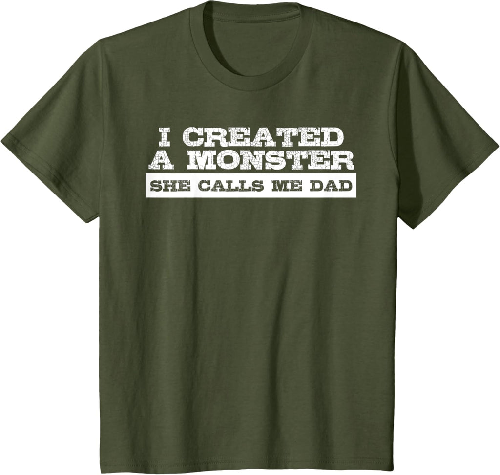 Funny Tshirt Gift for Dad from Daughter First Father's Day