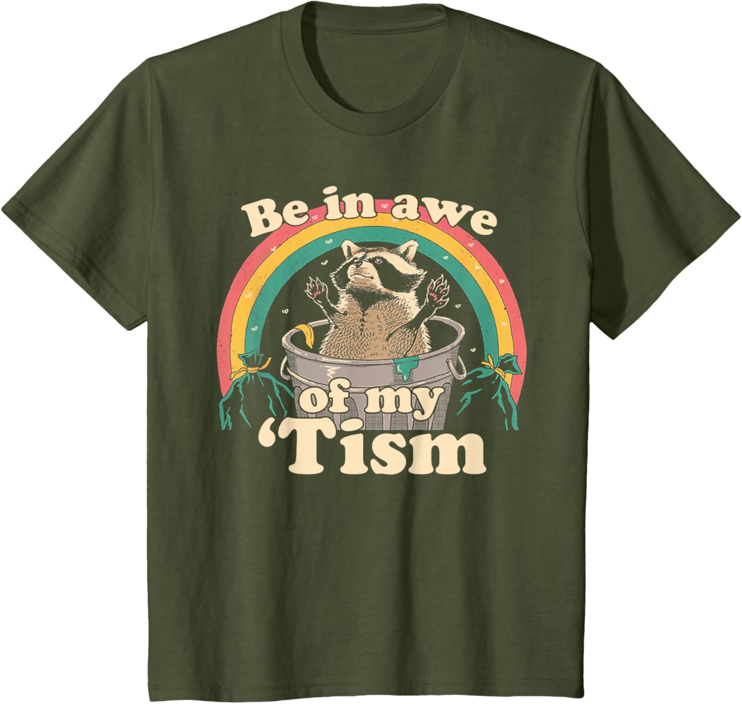 Autism Funny Be In Awe Of My 'Tism Meme Autistic Raccoon