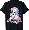 Funny Mamacorn Costume Mothers Day Unicorn Mom Women Mother