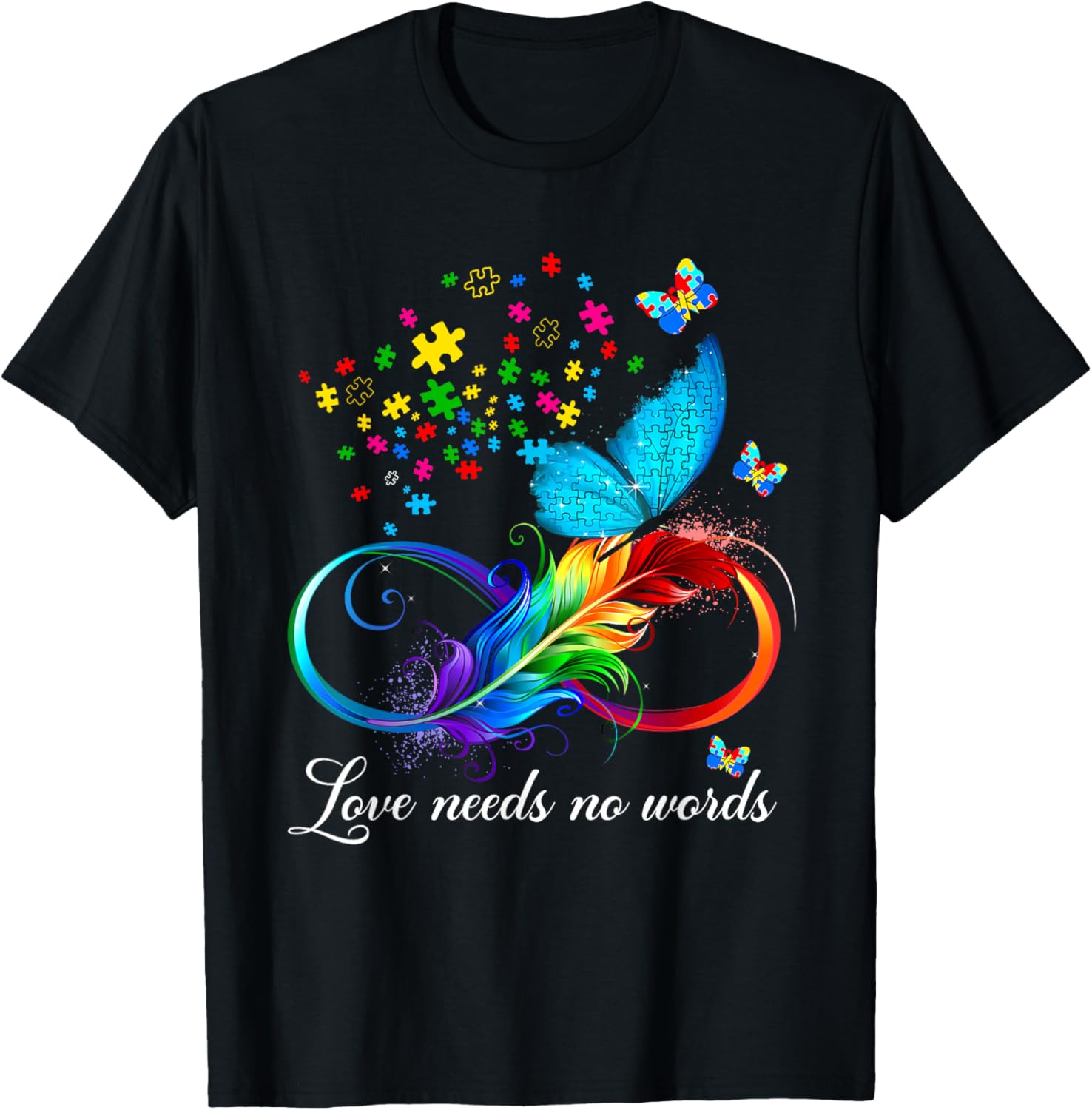 Love Needs No Words Autism Kids Mom Support Autism Awareness