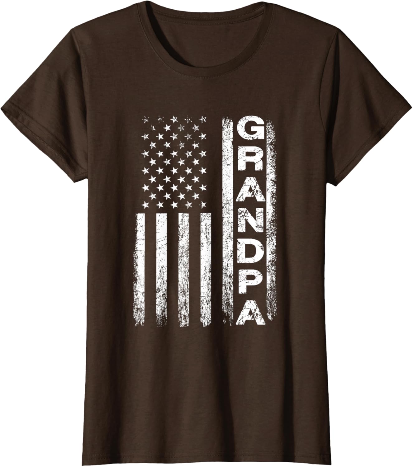 Grandpa Vintage American Flag Father's Day 4th of July Papa