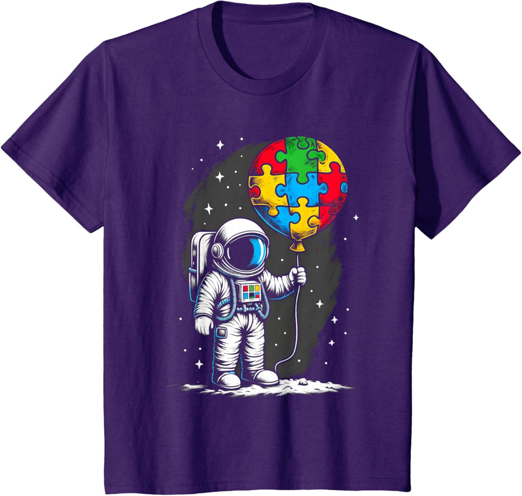 Astronaut Balloon Autism Awareness Space Autistic Kids Boys