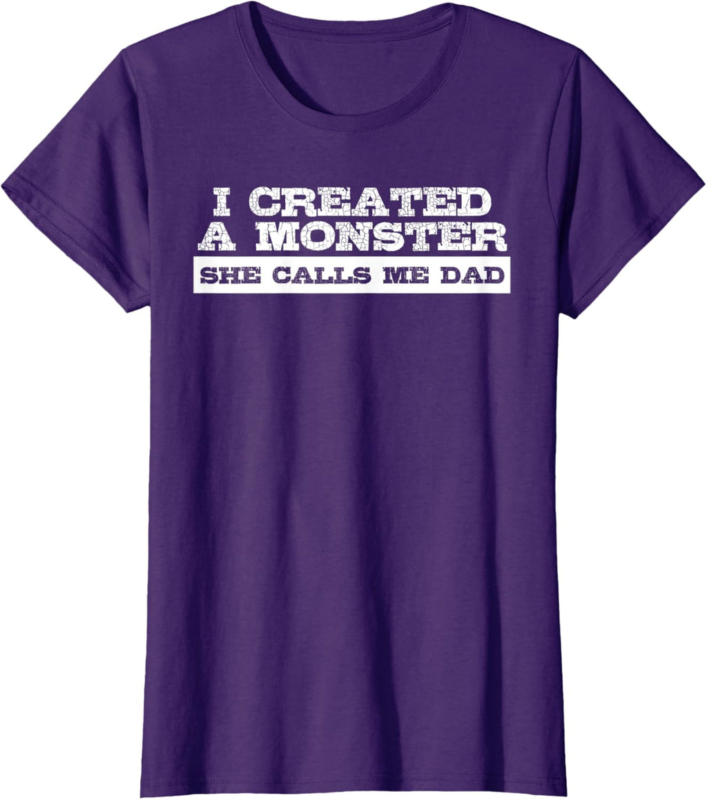 Funny Tshirt Gift for Dad from Daughter First Father's Day