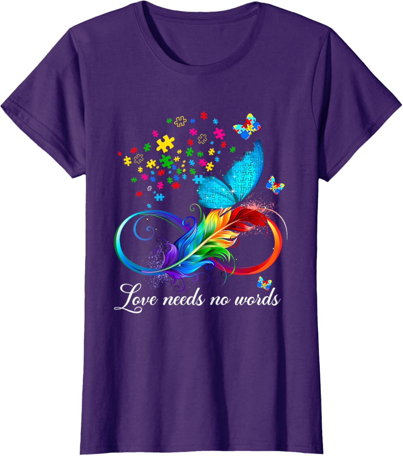 Love Needs No Words Autism Kids Mom Support Autism Awareness