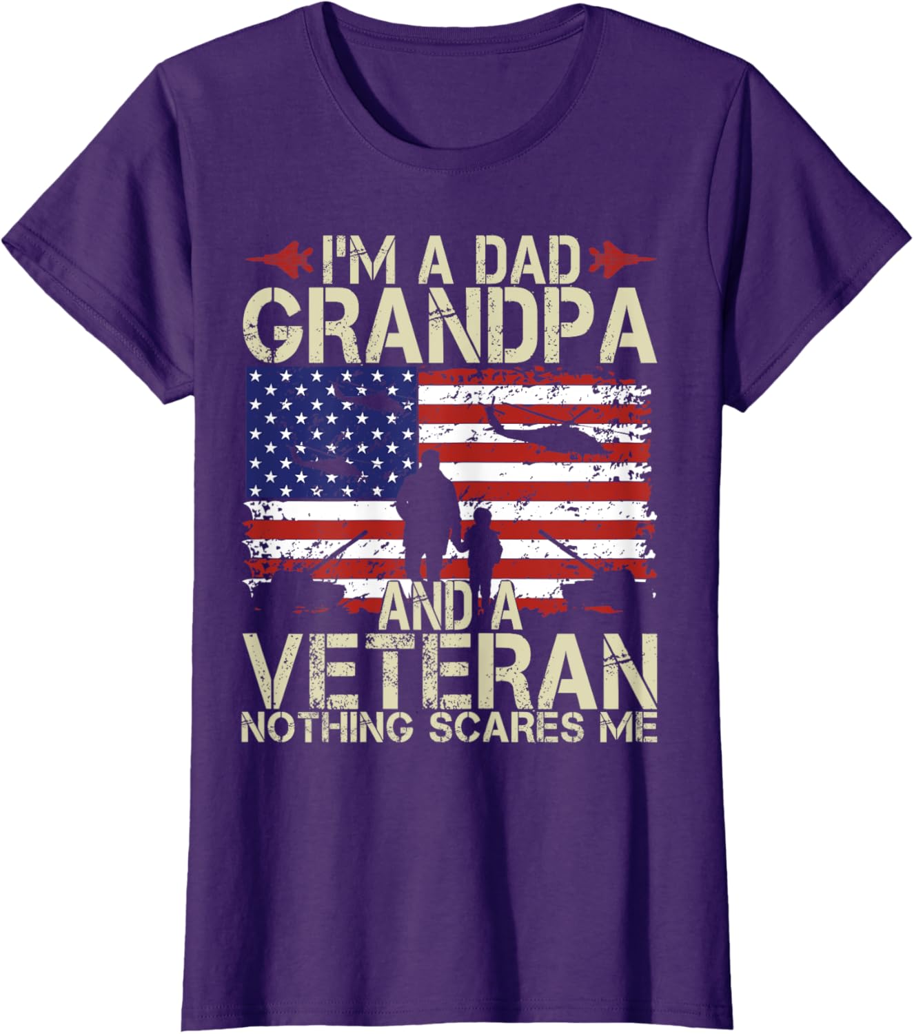 I'm A Dad Grandpa And Veteran Fathers Day Papa Grandpa Gifts