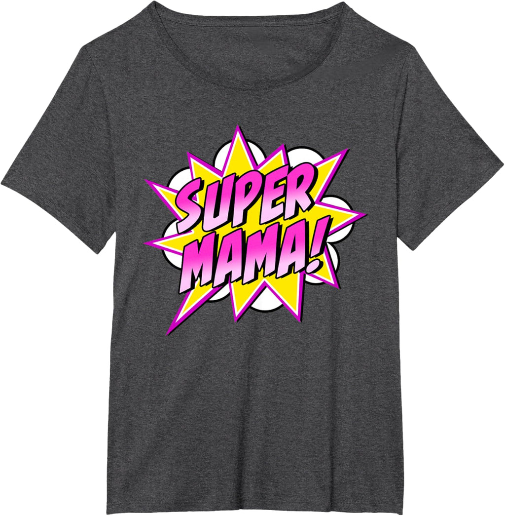 Super Mama Comic Book Superhero Mother's Day