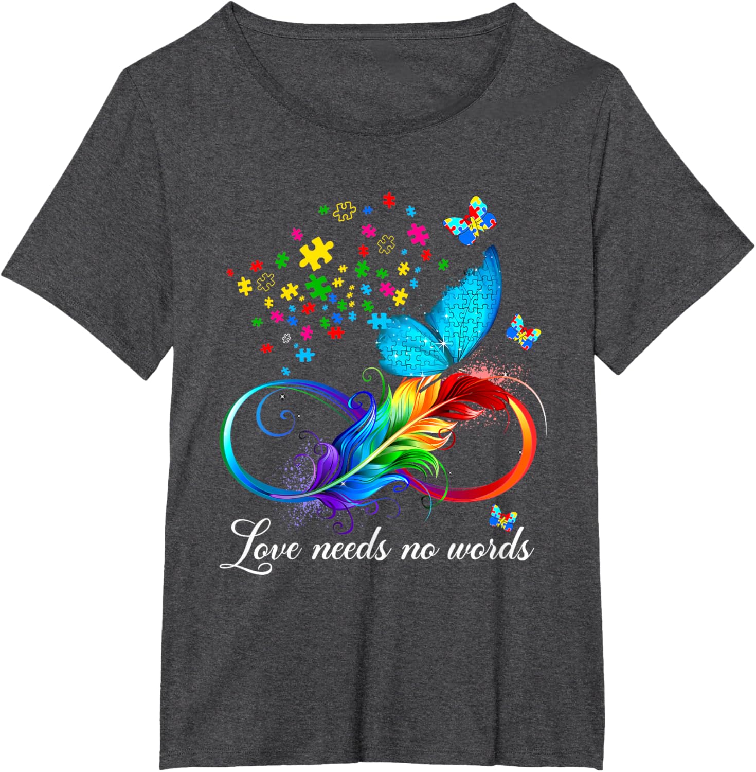 Love Needs No Words Autism Kids Mom Support Autism Awareness