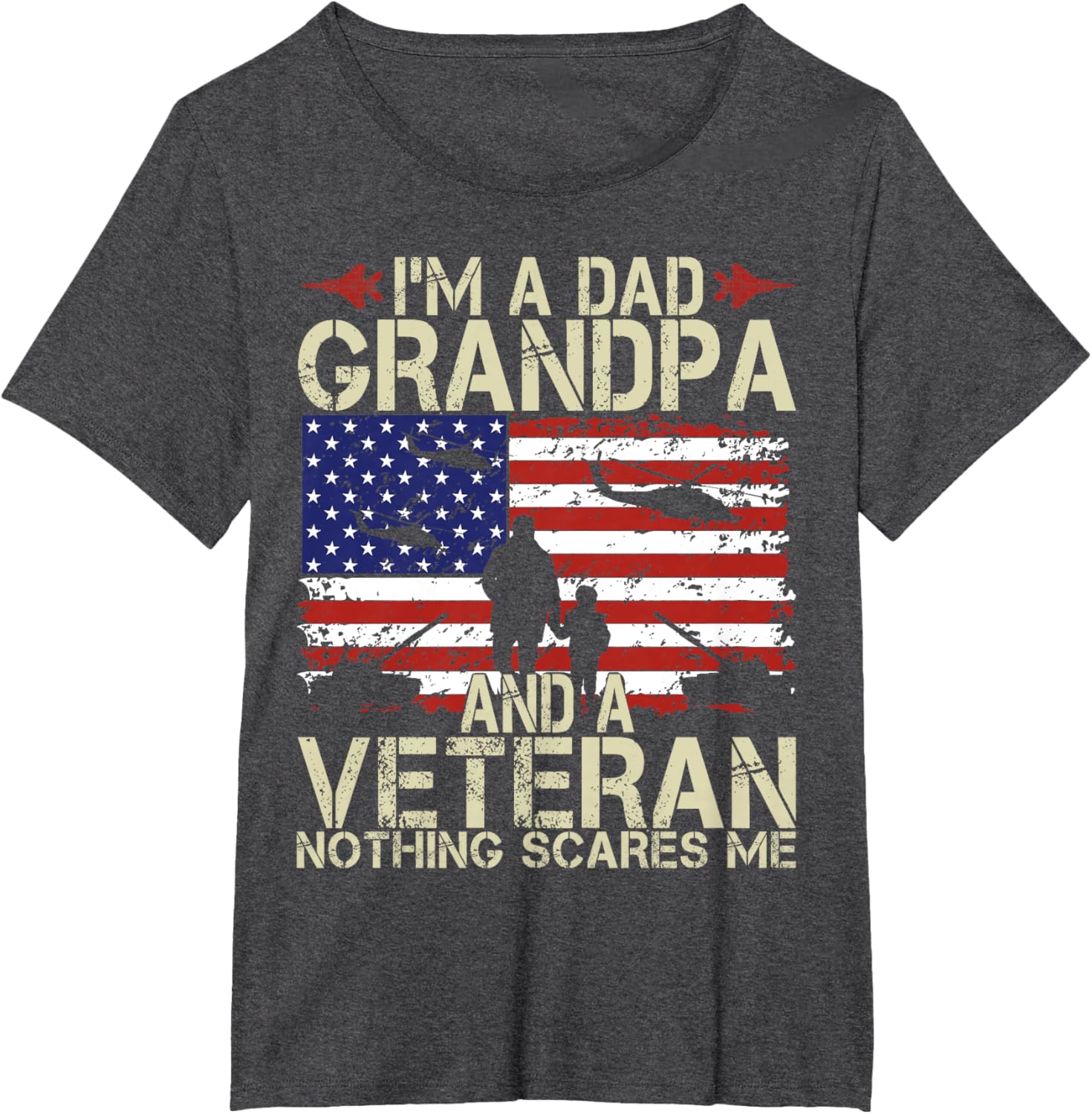I'm A Dad Grandpa And Veteran Fathers Day Papa Grandpa Gifts
